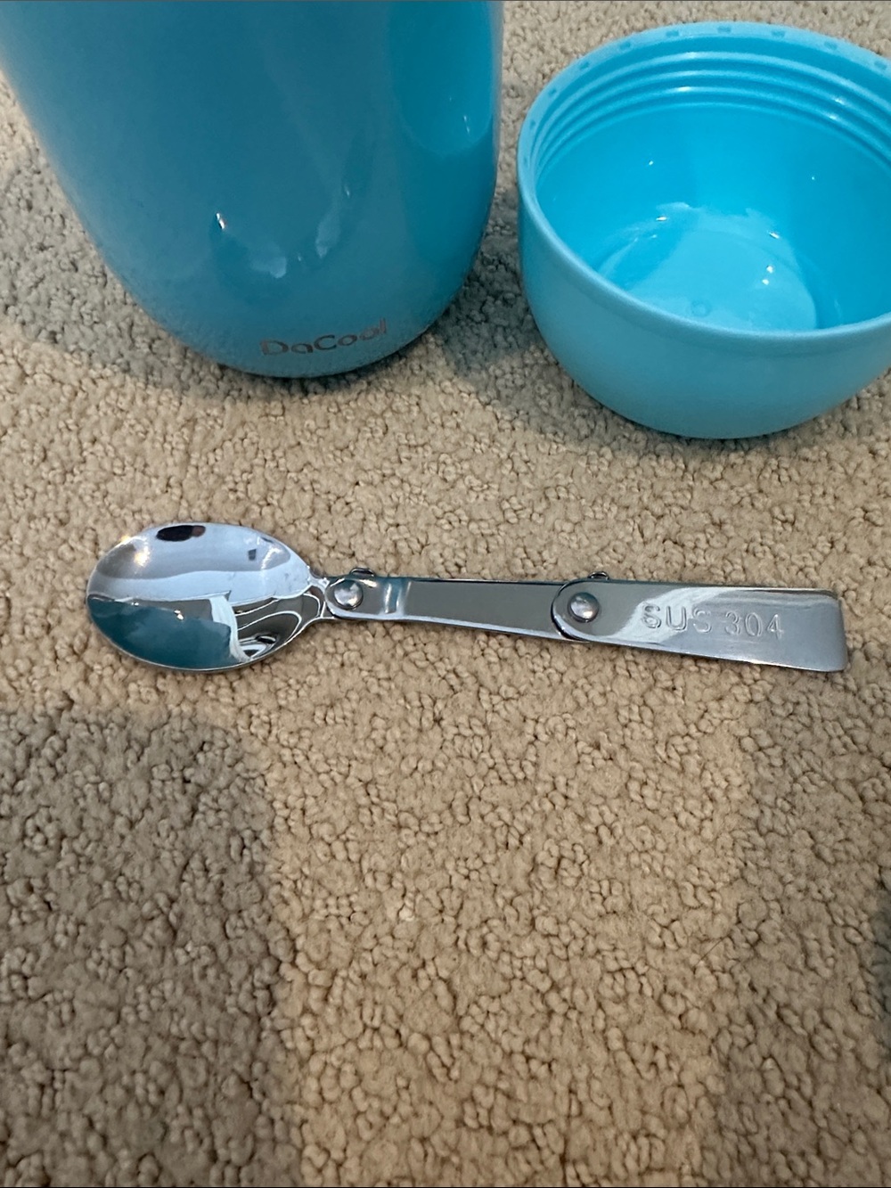 Turquoise Insulated Food Container - Turquoise - Picture 5 of 5